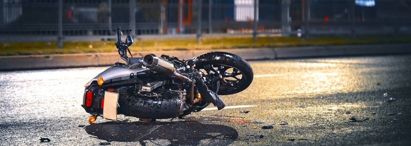 what percentage of motorcycle riders get in accidents